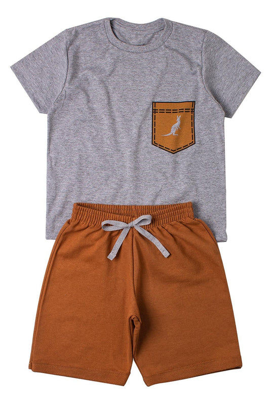POCKET Boy T-Shirts + Shorts Set
