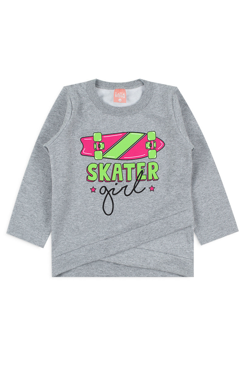 SKATER GIRL Sweatshirt + Sweatpants